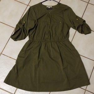 Army green dress